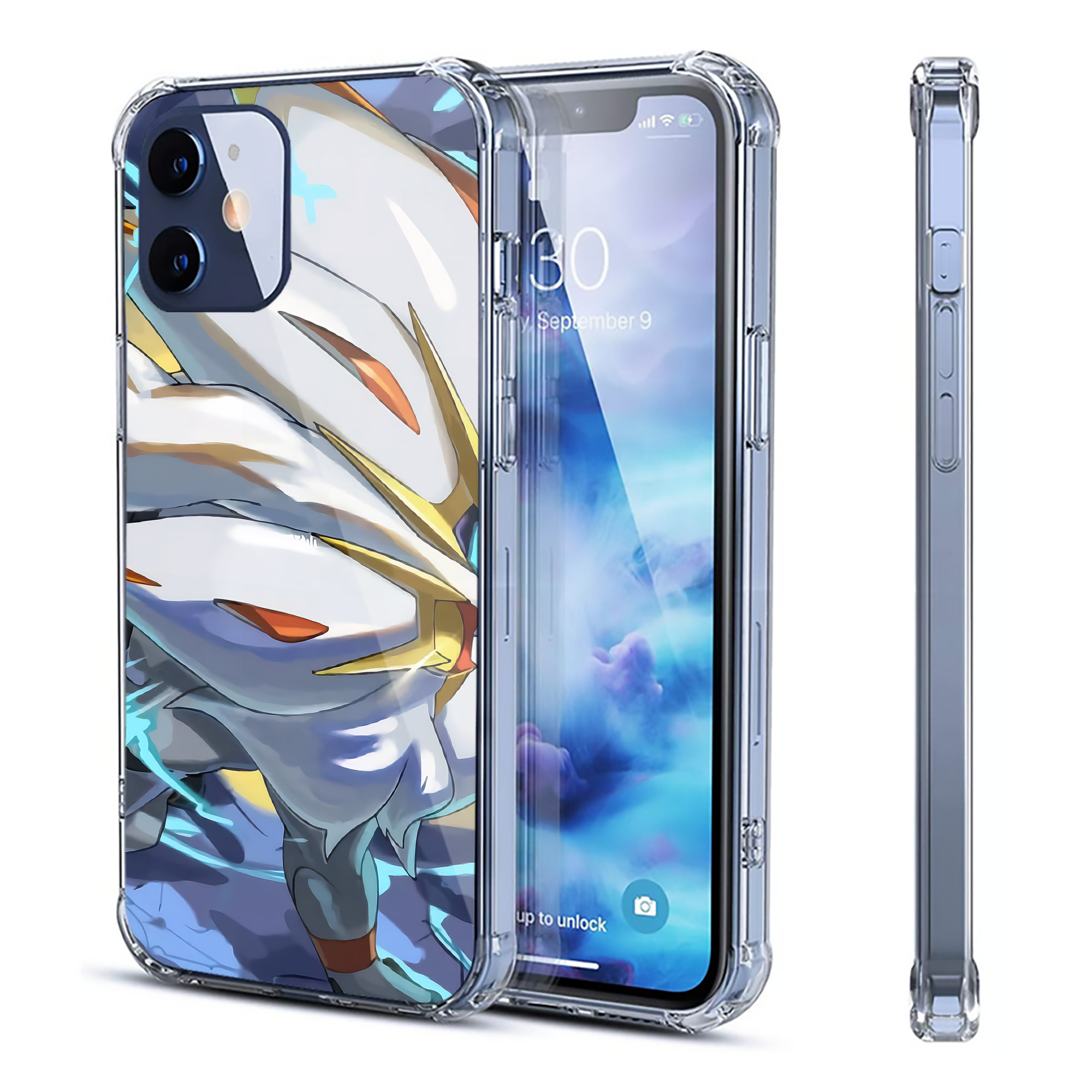 （画像用） ポケットモンスター Pokémon 【iPhone 12シリーズ対応】透明スマホケース（クリアソフトケース）